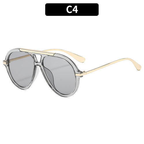 Aviator-Stil Transparente Rahmen Sonnenbrille