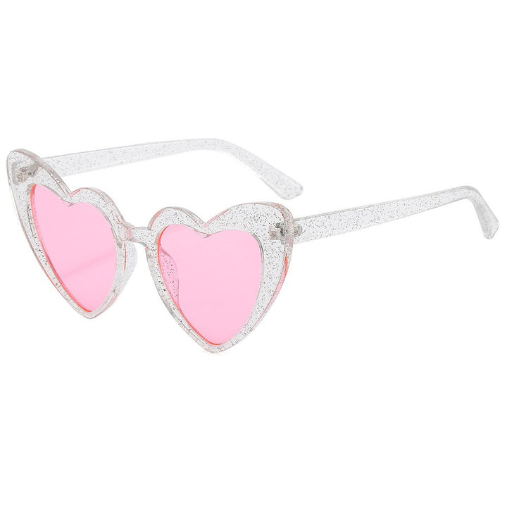 Herzförmige Retro-Sonnenbrille Karnz