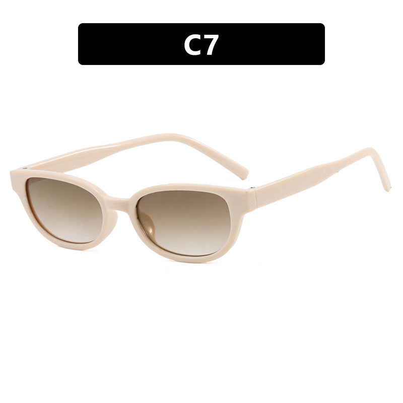 Damen modische Cat-Eye Sonnenbrille mit UV-Schutz und leichtem Rahmen Karnz