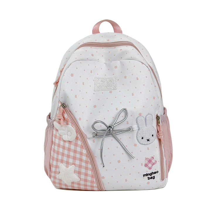 Süßer illustrierter Sternen-Print Rucksack Karnz