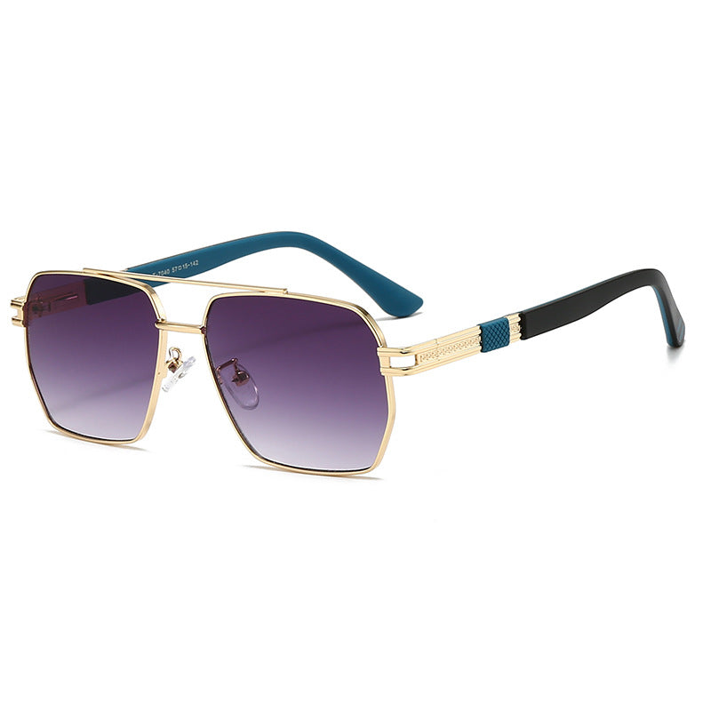 Herren Sonnenbrille mit hochwertigem Metallrahmen und sportlichen Akzenten Karnz