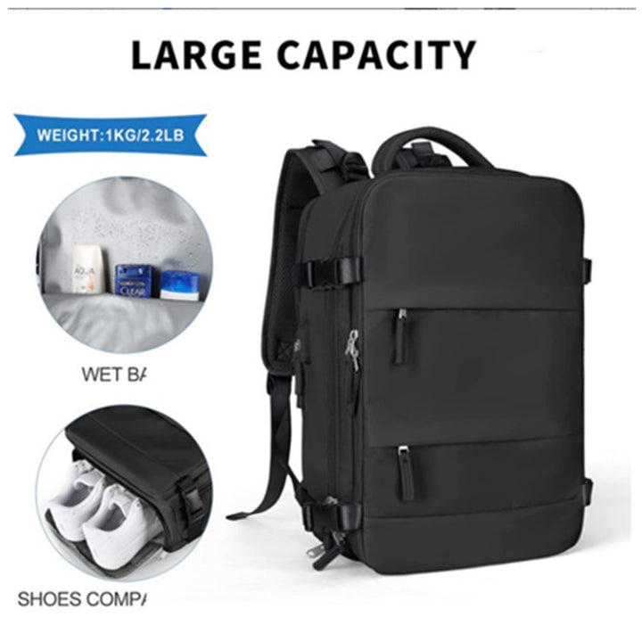 Vielseitiger Reise-Rucksack mit Organisationsfach Karnz