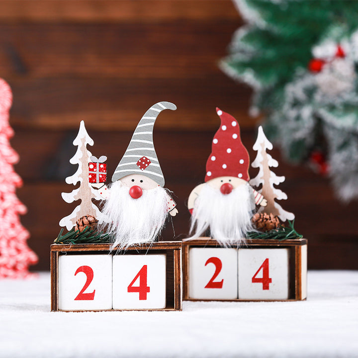 Dekorativer Adventskalender Karnz