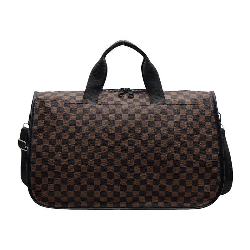 Stylische Schachbrett-Reise-Duffel-Tasche Karnz