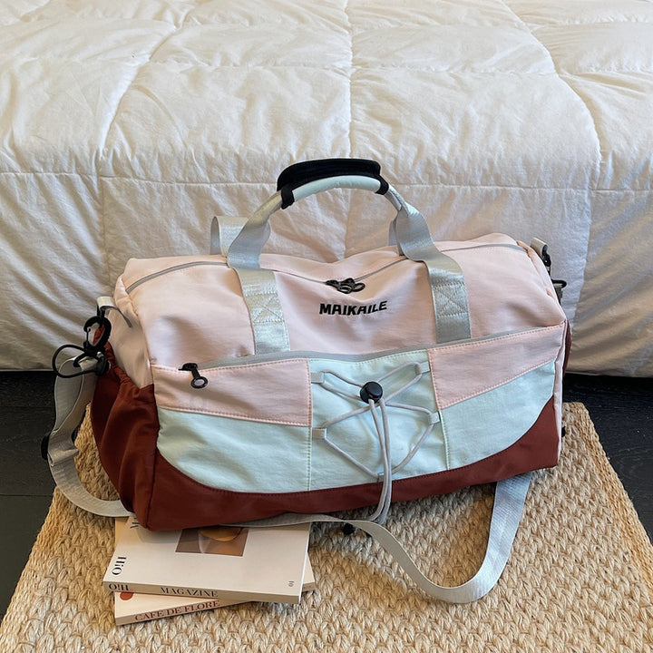 Stylische Reis-Duﬀel-Tasche mit mehreren Fächern