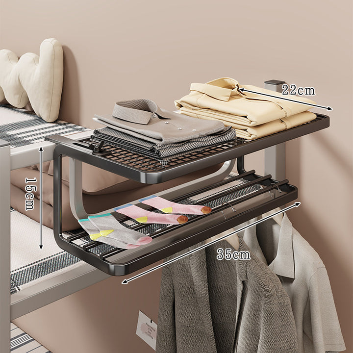 Über-Schienen-Bettgestell Zigzag Multi-Hängeregal Kleiderorganisator