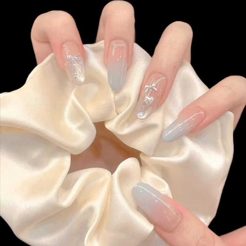 Elegante Ombre Nagel Kunst Verlängerungen
