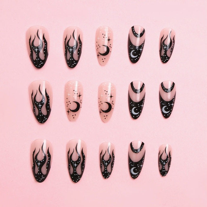 Künstlerische mondthemen Nagelkunst Verbesserungen Karnz