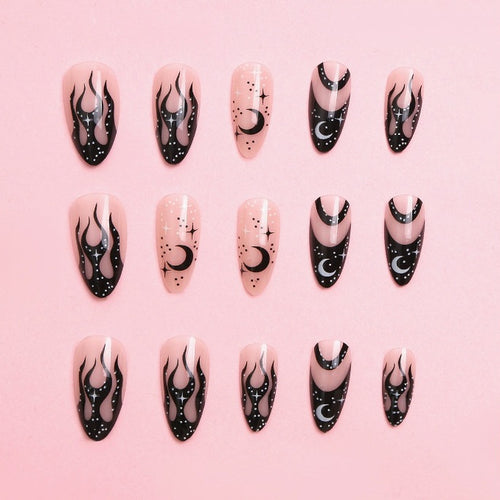 Künstlerische mondthemen Nagelkunst Verbesserungen Karnz