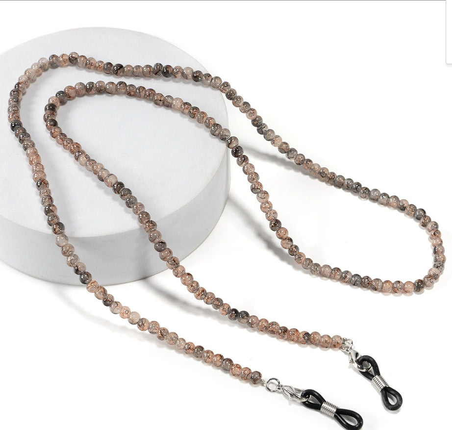 Dekorativer Perlen-Eyewear-Kette Karnz