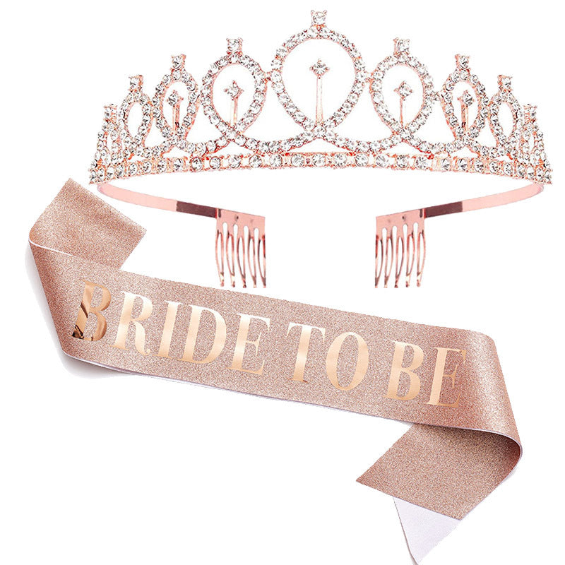Damen Glitzernde Tiara mit elegantem Design Karnz