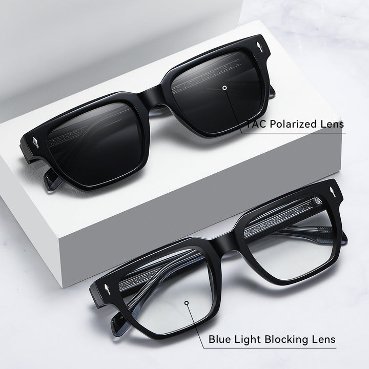 Damen Sonnenbrille im modernen, eleganten Quadratdesign Karnz