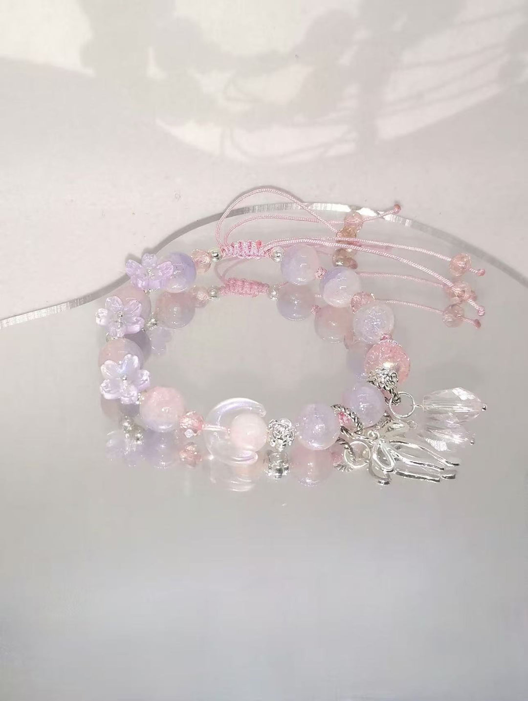 Handgefertigtes florales Perlen charm Armband Karnz