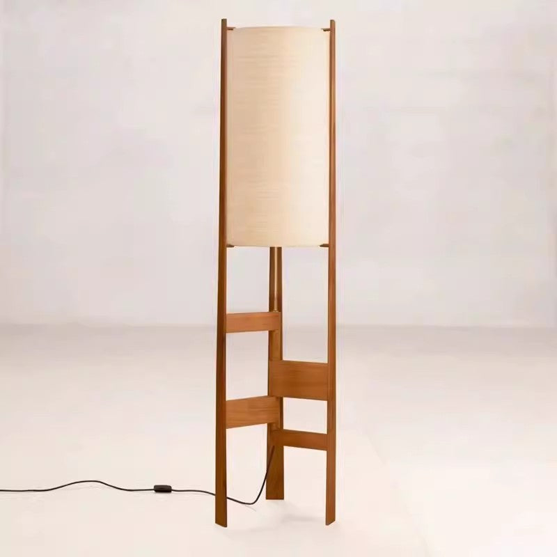 Minimalistische Holz Stehlampe