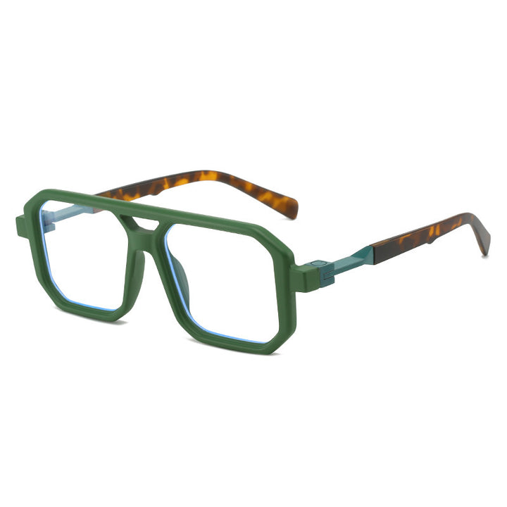 Fette Übergroße Achtkantige Sonnenbrille Karnz