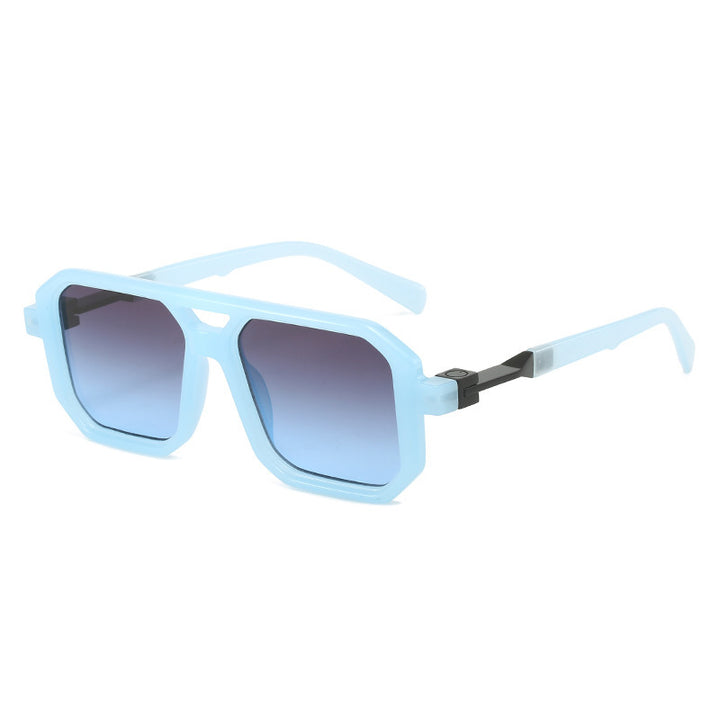 Fette Übergroße Achtkantige Sonnenbrille Karnz