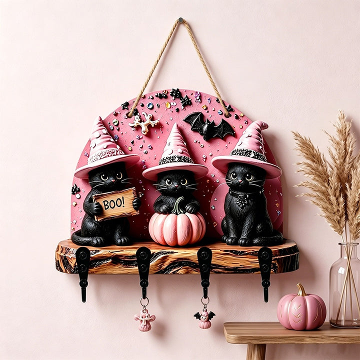 Halloween Dekofigur mit Hexenmotiven Karnz