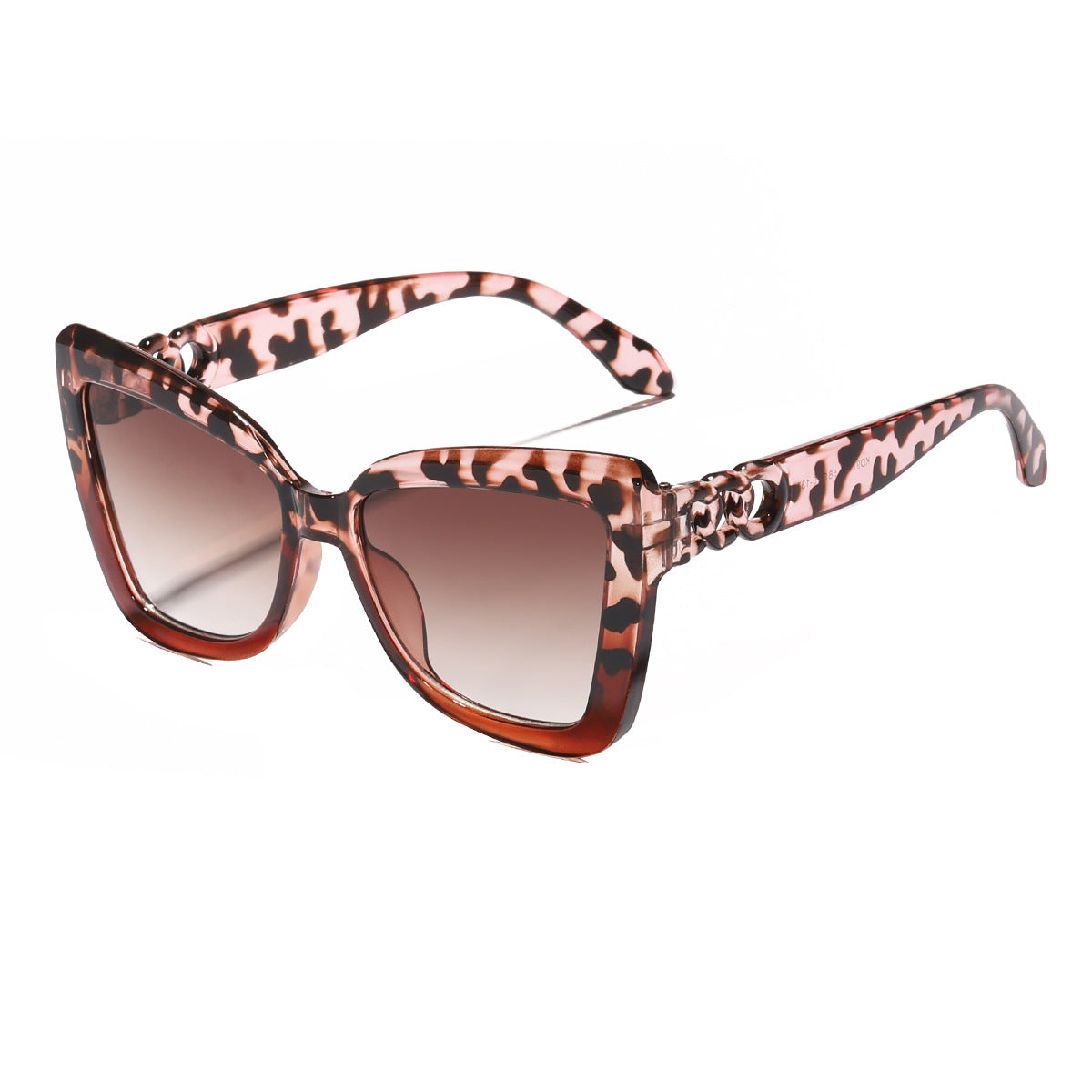 Damen modische Sonnenbrille mit auffälligem Design und robustem Rahmen Karnz