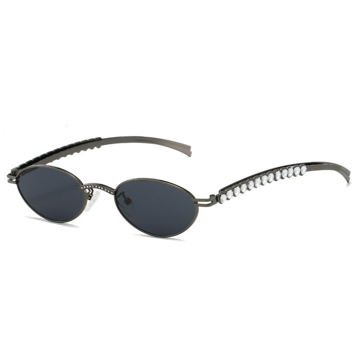 Elegante ovale Rahmenbrille Karnz