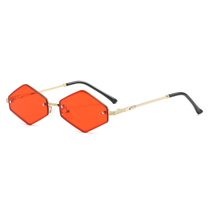Damen Herzförmige Sonnenbrille im trendigen Design Karnz