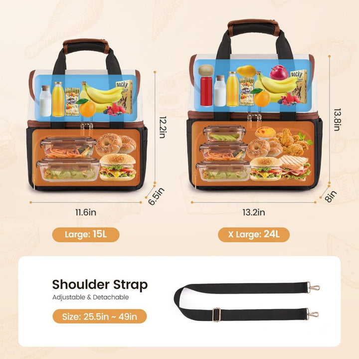 Isolierte Lunch-Rucksack Karnz