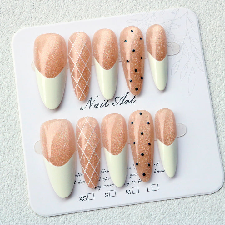 Glamouröses Nail Art Press-On Set