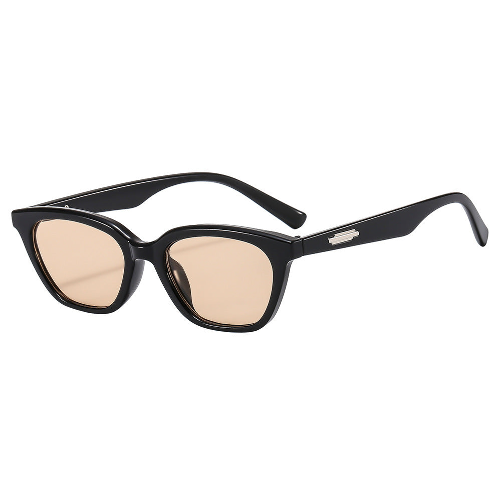 Vintage-inspirierte übergroße eckige Sonnenbrille Karnz