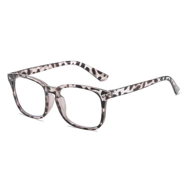 Modische rechteckige Brille Karnz