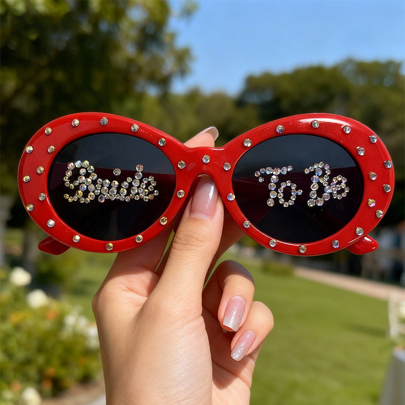 Rhinestone-besetzte Brautsonnenbrille Karnz