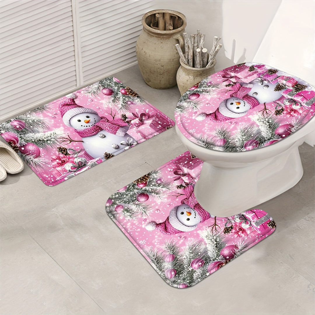 Winter-Themen Badezimmer Set Karnz