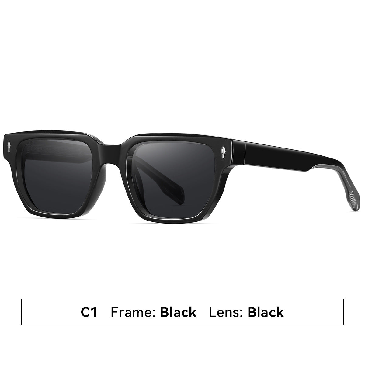 Damen Sonnenbrille im modernen, eleganten Quadratdesign Karnz