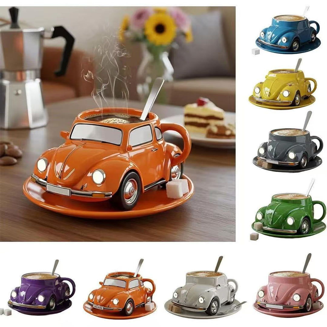 Spaßige Autoform Kaffeetasse Karnz