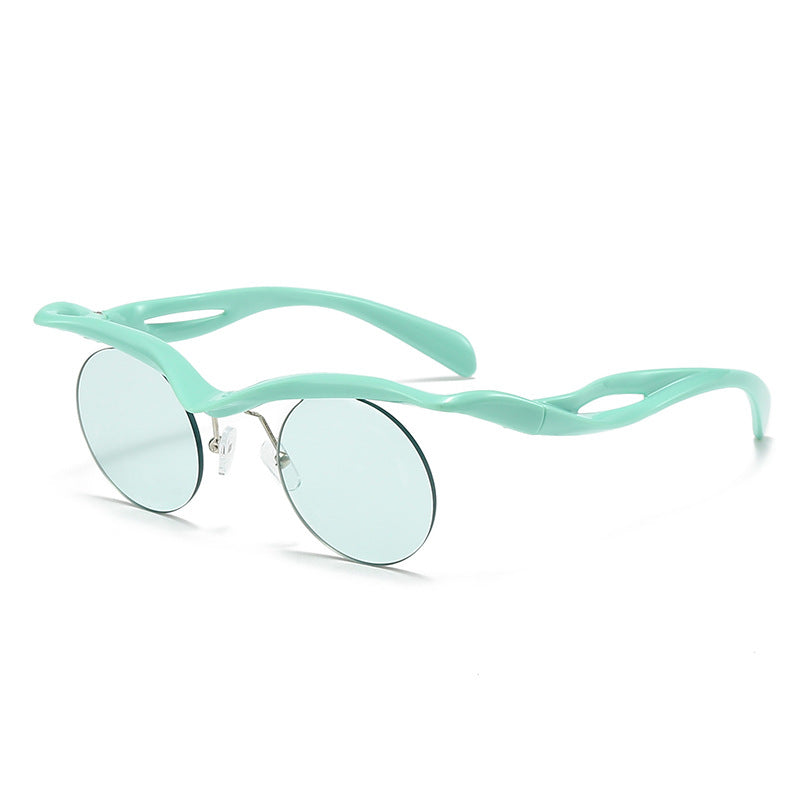 Damen modische Sonnenbrille mit innovativem Rahmen Karnz