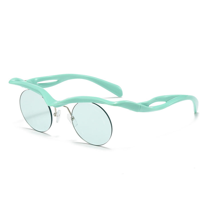 Damen modische Sonnenbrille mit innovativem Rahmen Karnz