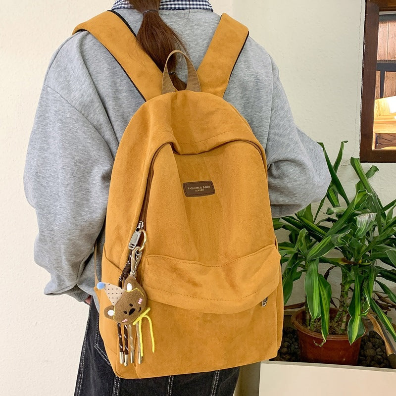 Stylische Wildleder-Rucksack Karnz
