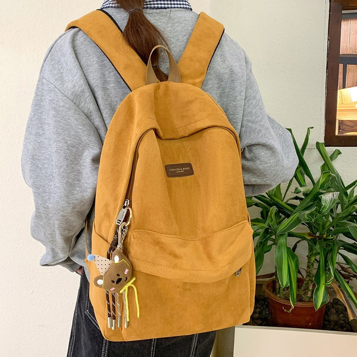 Stylische Wildleder-Rucksack Karnz