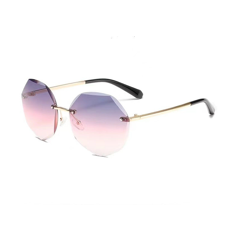 Damen stilvolle achtkantige Sonnenbrille mit innovativem Rahmen Karnz