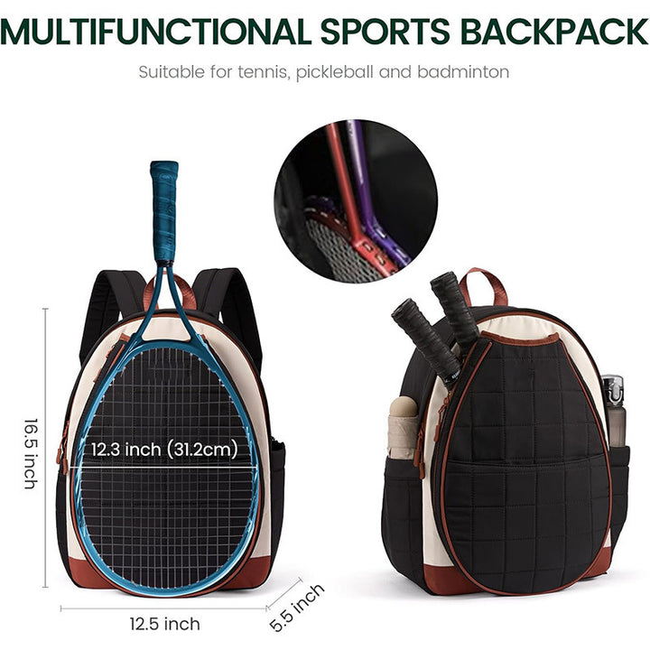Multifunctionale Tennis-Rucksack mit Integriertem Schuh- und Flaschenfach Karnz