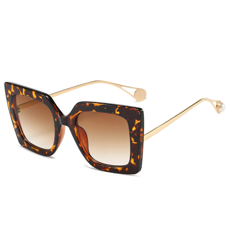 Oversized Geometrische Mode Sonnenbrille Karnz