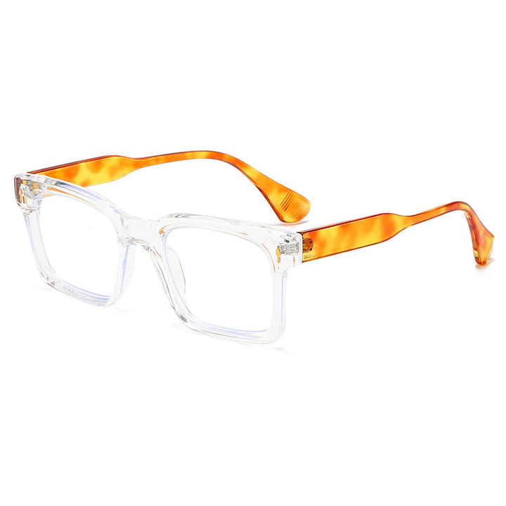 Damen Rechteckige Sonnenbrille im eleganten Schildpatt-Design Karnz