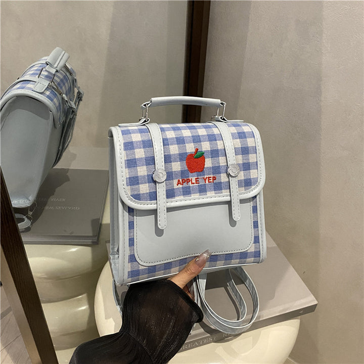 Verspielt Karierter Mini-Rucksack Karnz