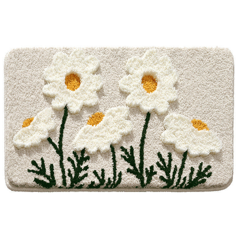 Floral Design Badteppich Karnz