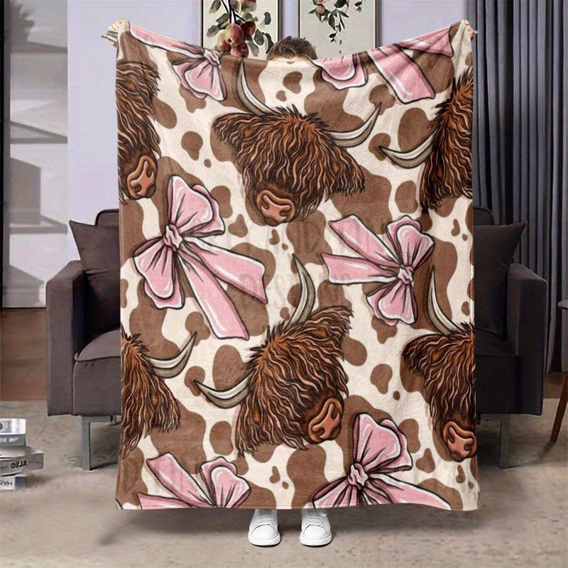 Weiche Cartoon-Dackel-Themen-Fleece-Decke