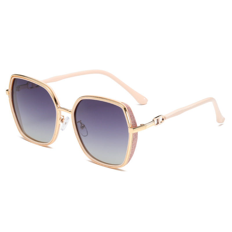 Damen modische quadratische Sonnenbrille Karnz