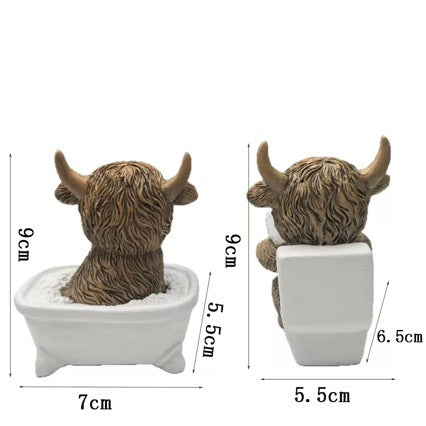 Tierische Badewannenfigur Karnz