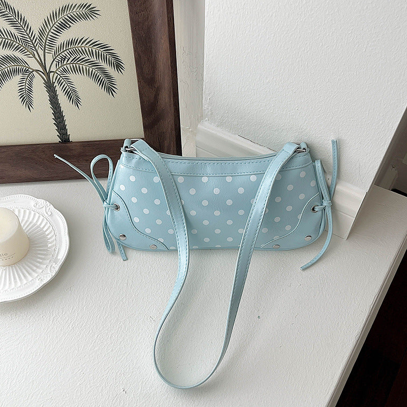 WoPolka Dot Muster Mini Handtasche Karnz