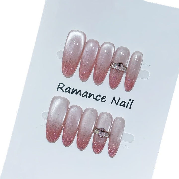 Elegante Ombre Druck-Nägel Karnz