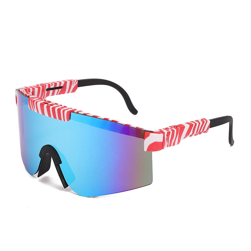 Damen Sportliche Statement-Sonnenbrille im modernen Design Karnz