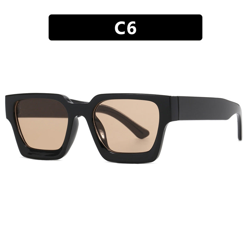 Damen modische quadratische Lesebrille mit transparenter Rahmenkonstruktion Karnz