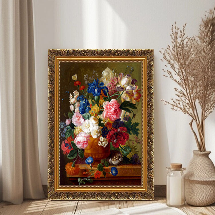 Vintage Blumen Kunstwerk